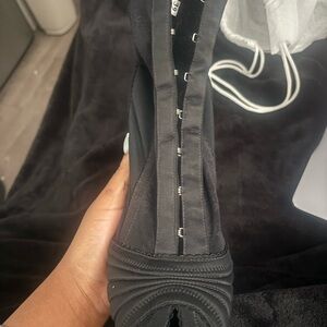 Dolce & Gabbana Black Stretch Sock Heels